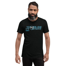 Load image into Gallery viewer, Noble Edition III (Black/Light Blue) - Short sleeve t-shirt
