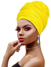 Load image into Gallery viewer, Tie Jersey Head Wrap Scarf
